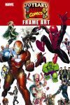 MARVEL 70TH ANNIVERSARY FRAME ART COMIC #1
